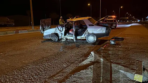 Konya'da tır ile otomobil çarpıştı: 2 yaralı