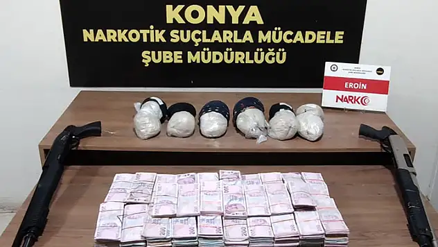 Konya'da 'Topal' lakaplı uyuşturucu satıcısı ve yardımcısı tutuklandı