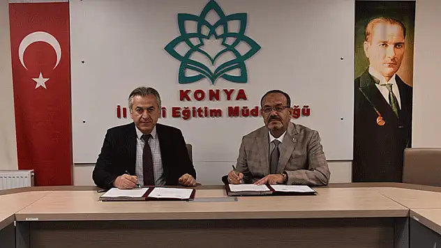 Konya İl Milli Eğitim Müdürlüğü ile KTÜN arasında protokol imzalandı