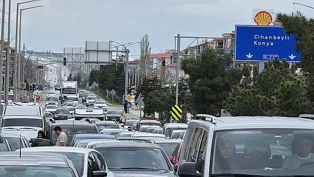 Konya'da trafiğe kayıtlı taşıt sayısı 947 bin 585'e ulaştı