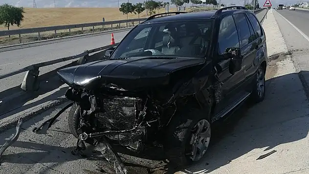 Konya'da trafik kazası: 1 kişi yaralandı