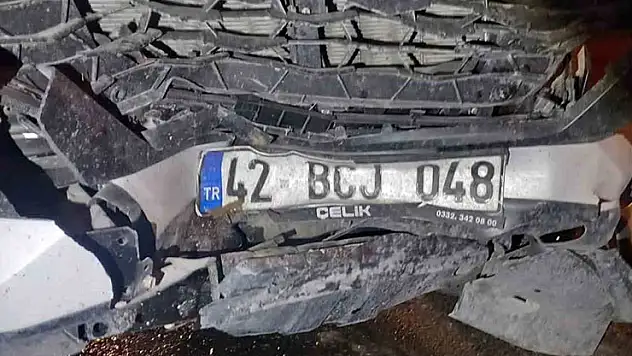 Konya'da trafik kazası: 1 yaralı