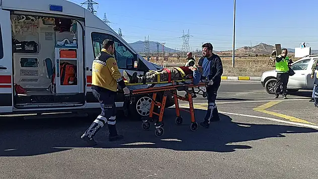 Konya'da trafik kazası: 2 kişi yaralandı