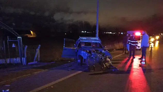 Konya'da trafik kazası: 2 yaralı
