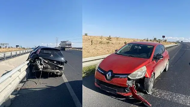 Konya'da trafik kazası:1 kişi yaralandı