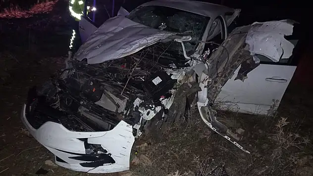 Konya'da trafik kazasında 2 kişi yaralandı