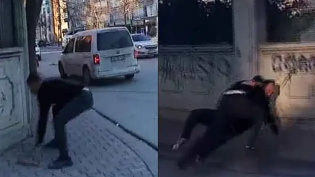 Konya'da trafik tartışmasında yumruklar konuştu