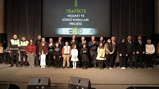 Konya'da Trafikte Nezaket Yarışmasının ödülleri sahiplerini buldu