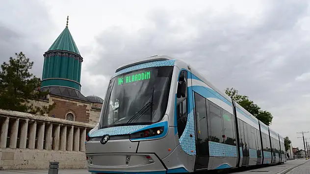 Konya'da tramvay seferleri düzenleniyor