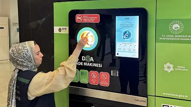 Konya'da tüm ilçelere depozito iade makinesi konulacak