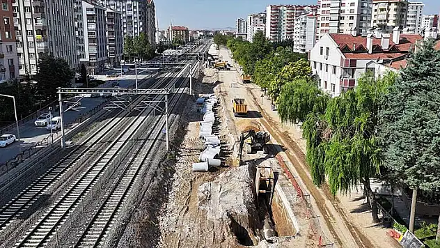 Konya'da ulaşımı rahatlatacak proje son hız devam ediyor
