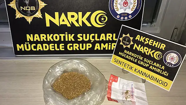 Konya'da uyuşturucu operasyonu: 1 tutuklama

