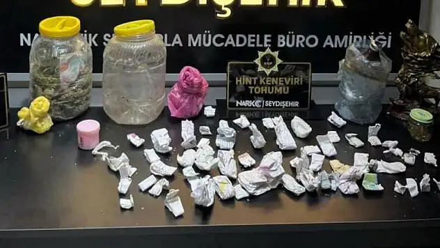 Konya'da uyuşturucu operasyonu