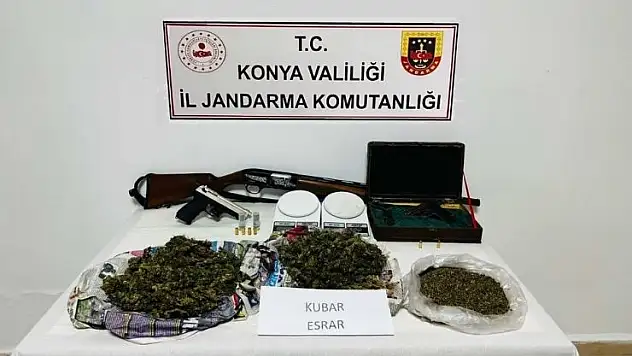 Konya'da uyuşturucu operasyonunda 1 şüpheli yakalandı