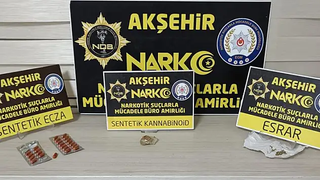 Konya'da uyuşturucu operasyonunda 4 kişi gözaltına alındı
