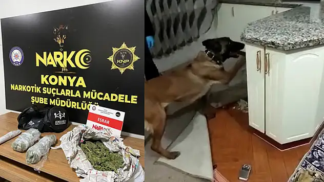 Konya'da uyuşturucu operasyonunda gözaltına alınan 6 kişiden 4'ü tutuklandı