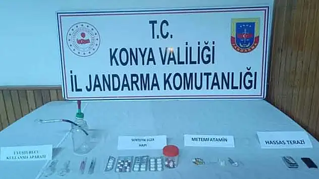 Konya'da uyuşturucuya geçit yok! 2 tutuklama