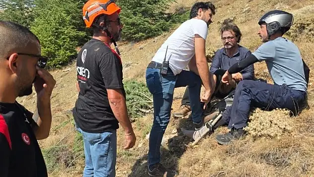 Konya'da yamaç paraşütü kazasında 1 kişi yaralandı