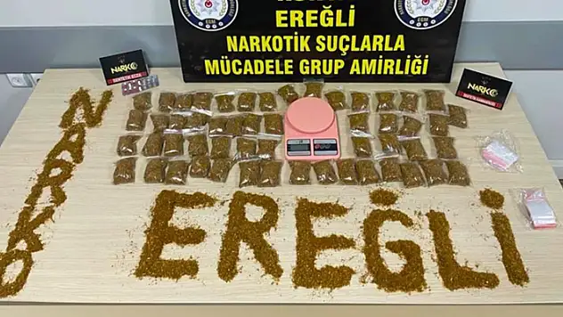 Konya'da yapılan denetimde uyuşturucu ve kaçak tıbbi ilaç ele geçirildi

