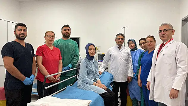 Konya'da yaşayan, suyu bile zor içen akalazya hastası sarmayı afiyetle yedi