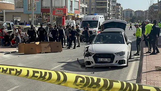 Konya'da yaşı küçük sürücü ortaokul öğrencilerine çarptı: 1 ölü, 1 yaralı