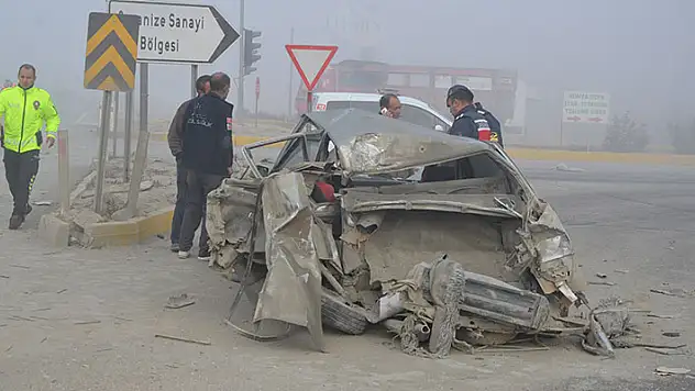 Konya'da yoğun sis kazalara neden oldu: 2 yaralı