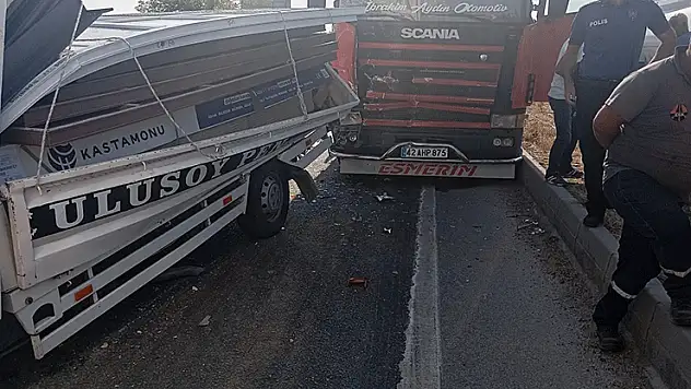 Konya'da zincirleme kaza: 1 yaralı