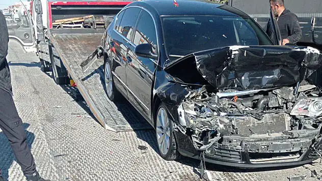 Konya'da zincirleme trafik kazasında 2 kişi yaralandı