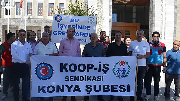 Konya'daki o dernek grevde