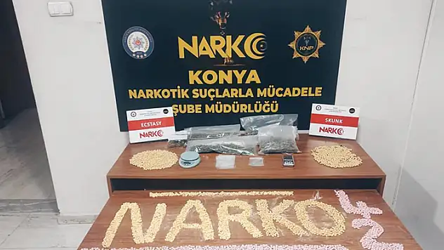 Konya'daki uyuşturucu operasyonunda  6 kişi tutuklandı 
