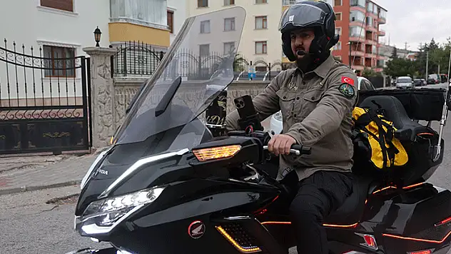 Konya'dan motosikletle umreye gidecek
