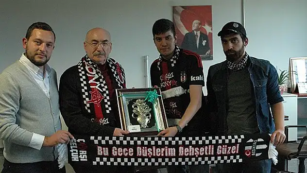 Konyalı Beşiktaşlılardan gazetemize ziyaret