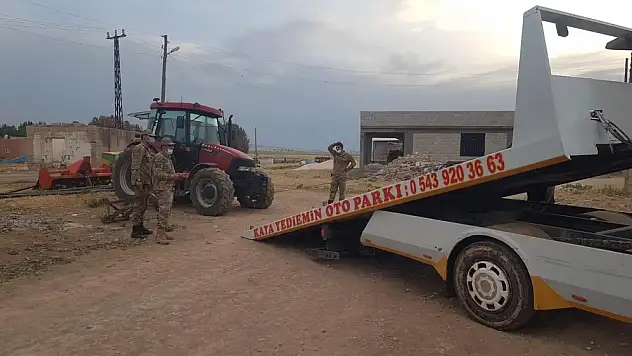 Konyalı çiftçinin satmaya çalışırken dolandırıldığı traktör Şanlıurfa'da bulundu

