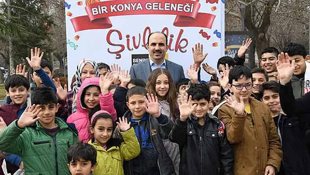 Konyalı çocukların Şivlilik hediyesi Büyükşehir'den