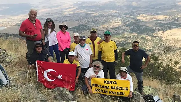 Konyalı dağcılar Erenkaya'ya tırmandı