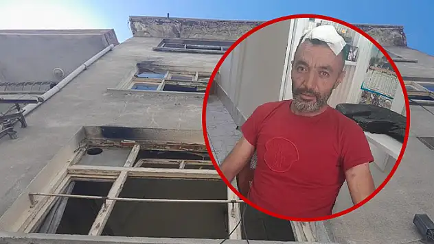 Konyalı esnafın talihsizliği! Dükkanının önünü yıkarken başına beton düştü