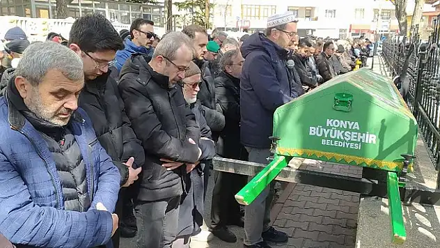 Konyalı Gazeteci Ahmet Akbıyık'ın babası dualarla defnedildi