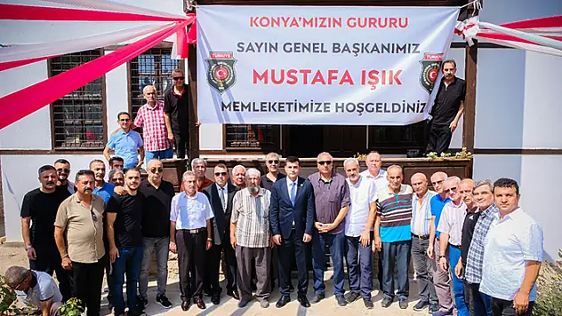 Konyalı gazilerden Genel Başkan Adayı Işık'a görkemli karşılama