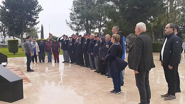 Konyalı Kıbrıs gazileri Kıbrıs'ı ziyaret etti
