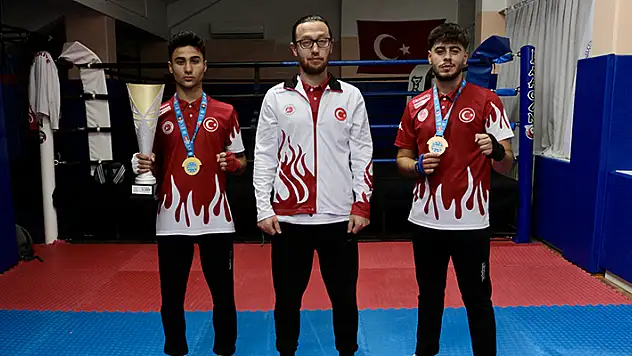Konyalı milli kick boksçular yeni başarılara odaklandı
