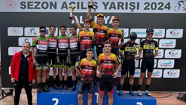Konyalı pedallar Antalya'da madalyaları topladı