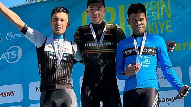 Konyalı pedallar Antalya'dan derecelerle döndü