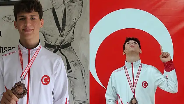 Konyalı tekvandocu Türkiye üçüncüsü oldu
