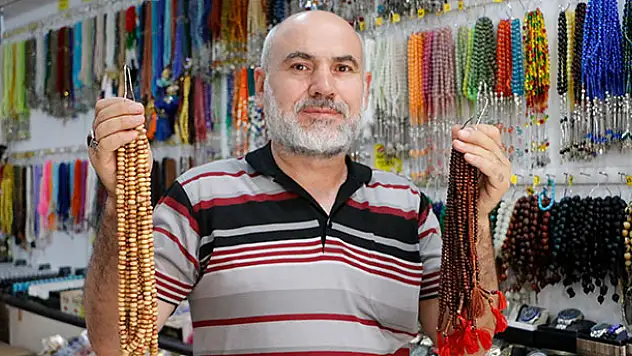 Konyalı tespihçi:'Çin tespihleri Türk tespihlerinin kalitesine yetişemiyor'