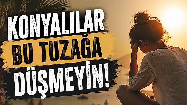 Konyalılar bu tuzağa düşmeyin! Konya'daki uzmandan tatil uyarısı