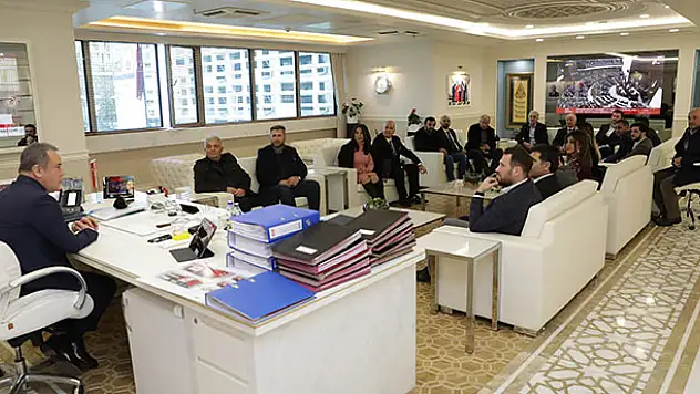 Konyalılar ve Karadenizliler Derneklerinden Başkan Böcek'e ziyaret