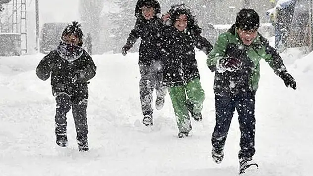 Konya'nın bazı ilçelerinde eğitime kar engeli