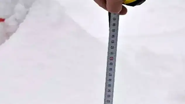 Konya'nın bu ilçesinde kar kalınlığı 50 santimetreye ulaştı