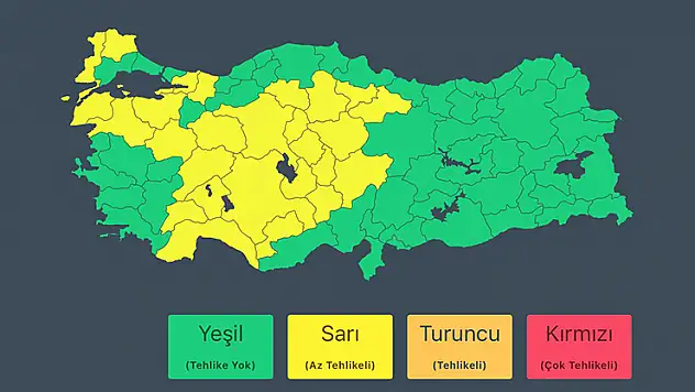 Konya'nın da olduğu 28 ilde sağanak ve fırtına nedeniyle 'sarı uyarı'