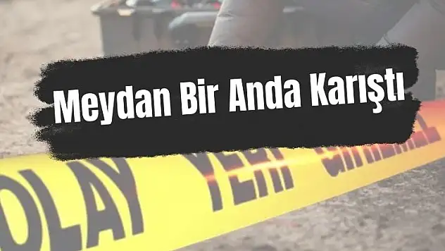 Konya'nın en işlek meydanında silahlar patladı